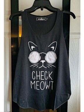 Check Meowt Tank Top